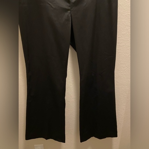 Anna Sui X INC Wide Leg Satin Black Western Style Pants Size 8 - Picture 7 of 9
